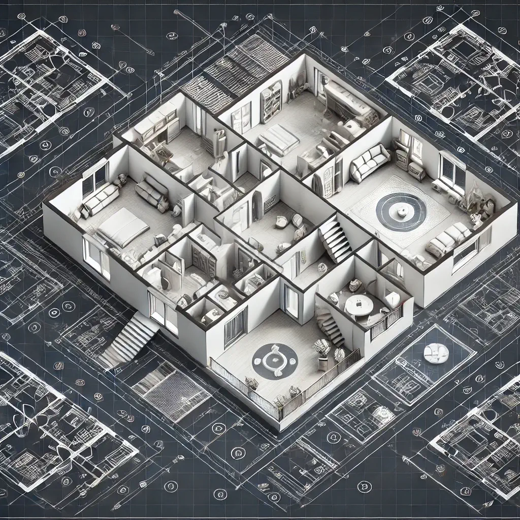 2D CAD Floor Plans