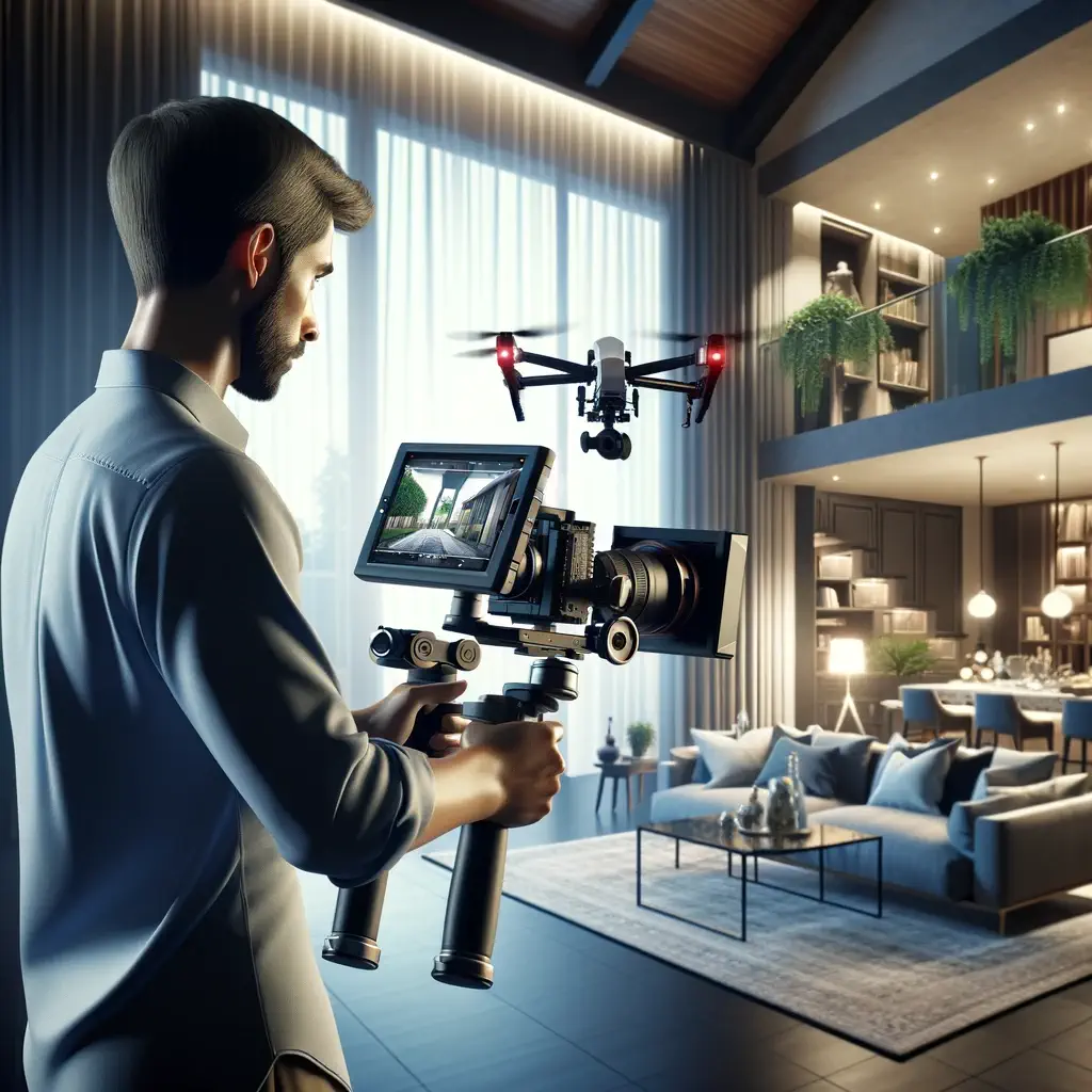 high-quality 3D-rendered image of real estate videography