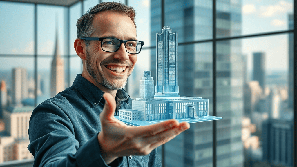 engineer analyzing 3D point cloud data laser scanning reality capture technology aec industry